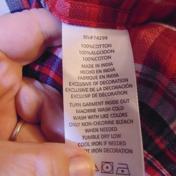 Lucky Brand short sleeve shirt button front kids M - Picture 5 of 5